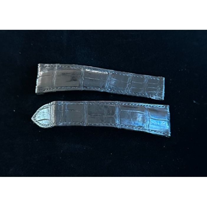 Bedat  Co 20mm Black Alligator Leather Watch Strap Band Medium
